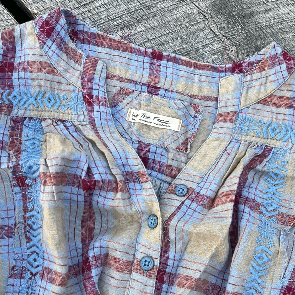 We The Free Oversized Lightweight Flannel - Picture 3 of 4